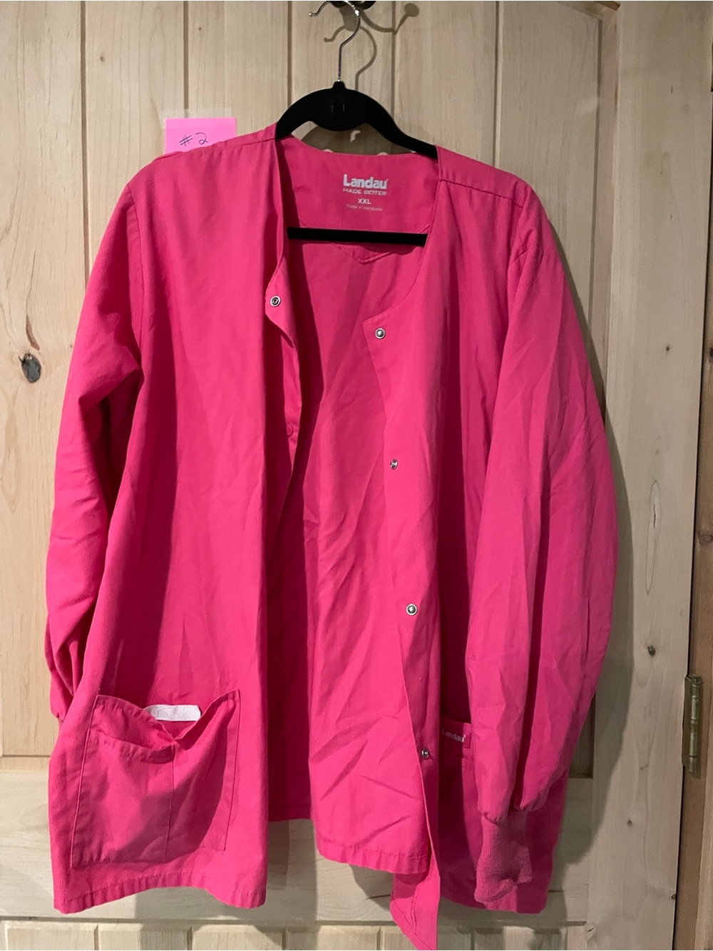 Landau Women's Bright Pink Utility Jacket